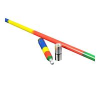 Vanishing Cane - Metal Magic Tricks Disappearing Wand Magic Stick Magician Stage Street Accessories Illusions Gimmicks Mentalism Props(Multicolor)