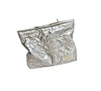 Vanity Bag PU Heart Quilted Bow Makeup Bag