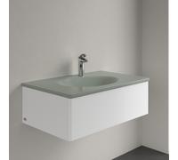 Vanity Basin Villeroy and Boch Antao 1 hole, hidden overflow 800x500mm Morning Green CeramicPlus