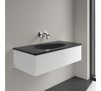 Vanity Basin Villeroy and Boch Antao 1000x500m Pure Black CeramicPlus