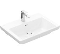 Vanity Basin Villeroy and Boch Subway 3.0 1 hole, Without overflow, Unpolished 650mm Stone White CeramicPlus