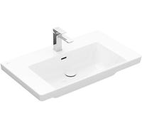 Vanity Basin Villeroy and Boch Subway 3.0 1 hole, Without overflow, Unpolished 800mm Alpine White