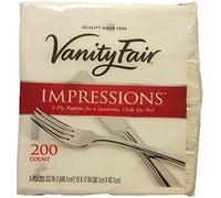 Vanity Fair 3-Ply Dinner Impressions Napkins - 240 Count