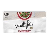 Vanity Fair Everyday Napkins, 200 Count (Packaging Design May Vary)