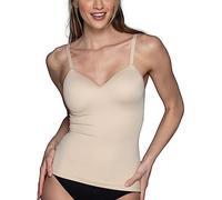 Vanity Fair Women's All Over Smoothing Shapewear for Tummy Control: Tops, Bottoms, Body Suits, Shaping Built-in-bra Cami - Neutral, XL