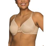 Vanity Fair Women's Beauty Back Smoothing Bra, Minimizes Bust Line Up to 1.5", Non Padded Cups Up to H, Damask Neutral, 40E