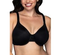Vanity Fair Women's Beauty Back Smoothing Bra, Minimizes Bust Line Up to 1.5", Non Padded Cups Up to H, Opaque, Midnight Black, 38D