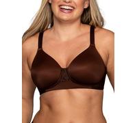Vanity Fair Women's Beauty Back Smoothing Bra, Minimizes Bust Line Up to 1.5", Non Padded Cups Up to H, Opaque, Cappuccino, 36C