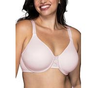 Vanity Fair Women's Beauty Back Smoothing Bra, Minimizes Bust Line Up to 1.5", Non Padded Cups Up to H, Sheer Quartz, 42DD