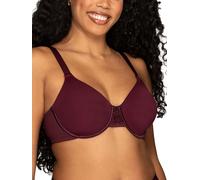 Vanity Fair Women's Beauty Back Smoothing Minimizer Bra, Minimizes Bust Line up to 1.5", Non Padded Cups up to H, Sophisticated Plum, 36D