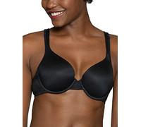 Vanity Fair Women's Body Shine Full Coverage Underwire Bra 75298, Mid Black, 34C