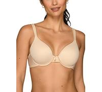 Vanity Fair Women's Bra with 2-Way Convertible Straps, Body Caress Full Coverage, Lightly Lined Cups Up to Dd, Opaque, Underwire-Beige, 36C