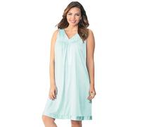 Vanity Fair Women's Coloratura Sleepwear Short nightgowns, Azure Mist, S UK