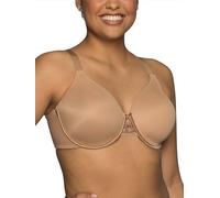 Vanity Fair Women's Full Figure Beauty Back Smoothing Bra, 4 Way Stretch Fabric, Lightly Lined Cups Up to H, Opaque, Underwire-Totally Tan, 36C