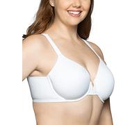 Vanity Fair Women's Full Figure Front Closure Bra, Beauty Back Smoothing, Lightly Lined Cups Up to DDD, White, 38D
