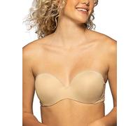 Vanity Fair Women's Gel Touch Padded Strapless (32a-38d) Push Up Bra, Opaque, Beige, 38B