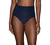 Vanity Fair Women's Illumination Brief Panties, Silky Stretch & Satin Trim, Ghost Navy, XL