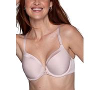 Vanity Fair Women's Illumination Front Closure Bra, 3-Way Convertible Staps, Lightly Lined Cups Up to Dd, Opaque, Quartz, 36B