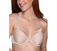 Vanity Fair Women's Illumination Front Closure Bra, 3-Way Convertible Straps, Lightly Lined Cups up to DD, Beige, 42C