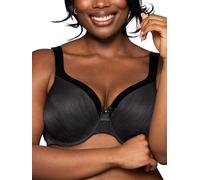 Vanity Fair Women's Illumination Full Figure Zoned-in Support Bra, Lightly Lined Cups Up to Dd, Midnight Black, 38D