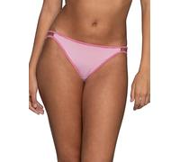 Vanity Fair Women's Illumination String Bikini Panty 18108 Style Underwear, Rosy Stripe Print, S