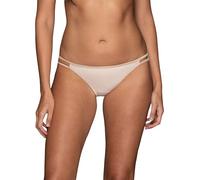 Vanity Fair Women's Illumination String Panty 18108 Bikini Style Underwear, Rose Beige, L UK