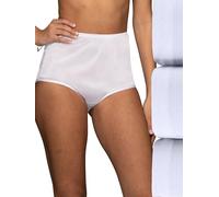 Vanity Fair Women's Perfectly Yours Ravissant Tailored Nylon Brief (Pack of 3) - White -