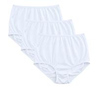 Vanity Fair Women's Perfectly Yours Ravissant Tailored Nylon Brief (Pack of 3) - White -