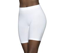 Vanity Fair Women's Seamless Slip Shapewear Shorts, No Show Look Under Dresses, Skirts & Pants Briefs, Light Smoothing-Anti Chafing-Star White, XXL