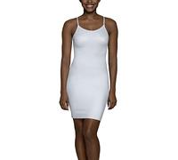 Vanity Fair Women's Shapewear, Tummy Control Full Slip Cami Dress, Seamless Smoothing, Adjustable Spaghetti Strap, Star White, Large