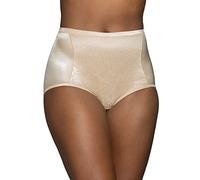 Vanity Fair Women's Smoothing Comfort with Lace Brief Panty 13262, Damask Neutral, 7