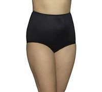 Vanity Fair Women's Perfectly Yours Tailored Cotton Brief Panty 15318, Midnight Black, Medium