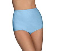 Vanity Fair Women's Perfectly Yours Tailored Cotton Brief Panty 15318, Sachet Blue, XX-Large