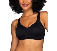 Vanity Fair Women's Beyond Comfort Wireless Bra, Convertible Straps & Flexible Fit, Simple Sizing Available S-3xl, Breathable Cups-Black, XL