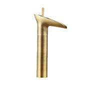 Vanity Faucet Waterfall tap Bathroom faucets Antique Brass Waterfall Faucet Bathroom Vanity Faucet Single Hole Faucet for Bathroom Sink 1 Hole Tall for Kitchen,Antique B (Color : Antique B)