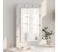 Vanity Mirror White 70 x 50 x 18 cm Glass and Engineered wood