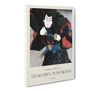 Vanity Price By Utagawa Toyokuni Exhibition Museum Asian Japanese Canvas Wall Art Print Ready to Hang, Framed Picture for Living Room Bedroom Home Office Décor, 24x16 Inch (60x40 cm)