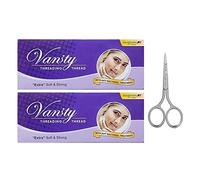 Vanity Purple Threading Thread - Pack of 2 (10 Spools in Each Box) with Scissor by Behal International