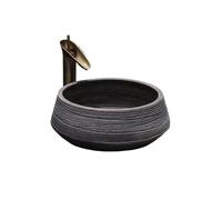 Vanity Sink Countertop Basin Antique Washbasin Household Round Ceramic Art Chinese Bathroom Sinks Bathroom Countertop