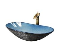 Vanity Sink Jingdezhen Ceramic Above Counter Basin Creative Retro Art Washbasin Bathroom Sink Bathroom Countertop