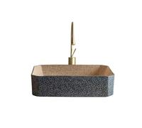 Vanity Sink Retro Above Counter Wash Basin Art Ceramic Bathroom Sink, 48 * 33 * 12cm Bathroom Countertop