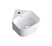 Vanity Sink Triangle Basin Wall-Mounted Washbasin Bathroom Ceramic Balcony Mini Small Household Sinks Bathroom Countertop