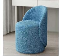Vanity Stool, Teddy Swivel Cuddle Chair, Round Accent Tub Armchair, Dressing Table Stool, Stylish Faux Lamb Velvet Makeup Chair For Dressing Room, Entryway, Bedroom, 360°sw