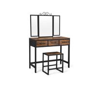 Vanity Table and Stool Set