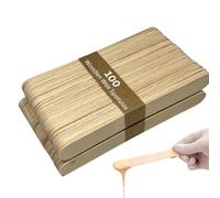 Vanity UK 100 pcs Wooden Wax Spatulas Disposable Salon Professional Quality Waxing Sticks Applicators Suitable For Warm and Hot Depilation Body Hair Removal
