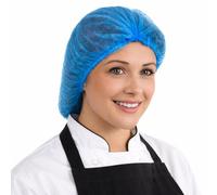 Vanity UK Blue Disposable Mob Caps - Elasticated Hair Nets For Catering Kitchen Food Prep Hygiene One Size Fits All (1000)