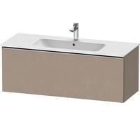 Vanity Unit Built-In Basin Duravit D-Neo drawer, stainless steel handle, for Lav. ME 1210mm Linen Matt DE4264070750000