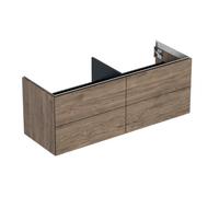Vanity Unit Built-In Basin Geberit One ONE 4 drawers 1332mm Walnut Hickory