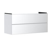 Vanity Unit Built-In Basin Hansgrohe Xevolos E 2 drawers 1180x475x555mm White Matt/Metallic White