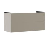 Vanity Unit Built-In Basin Hansgrohe Xevolos E 2 drawers 1180x475x555mm White Sand Beige/Bronze